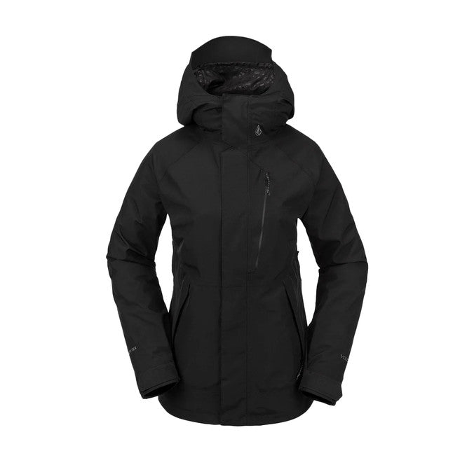 Women's Insulated Gore-Tex Ski Snowboard Jacket Black XS