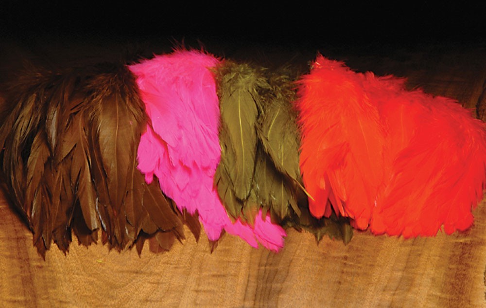 Fly Tying Feathers for Fishing - Hareline Schlappen Pack, Multiple Colors
