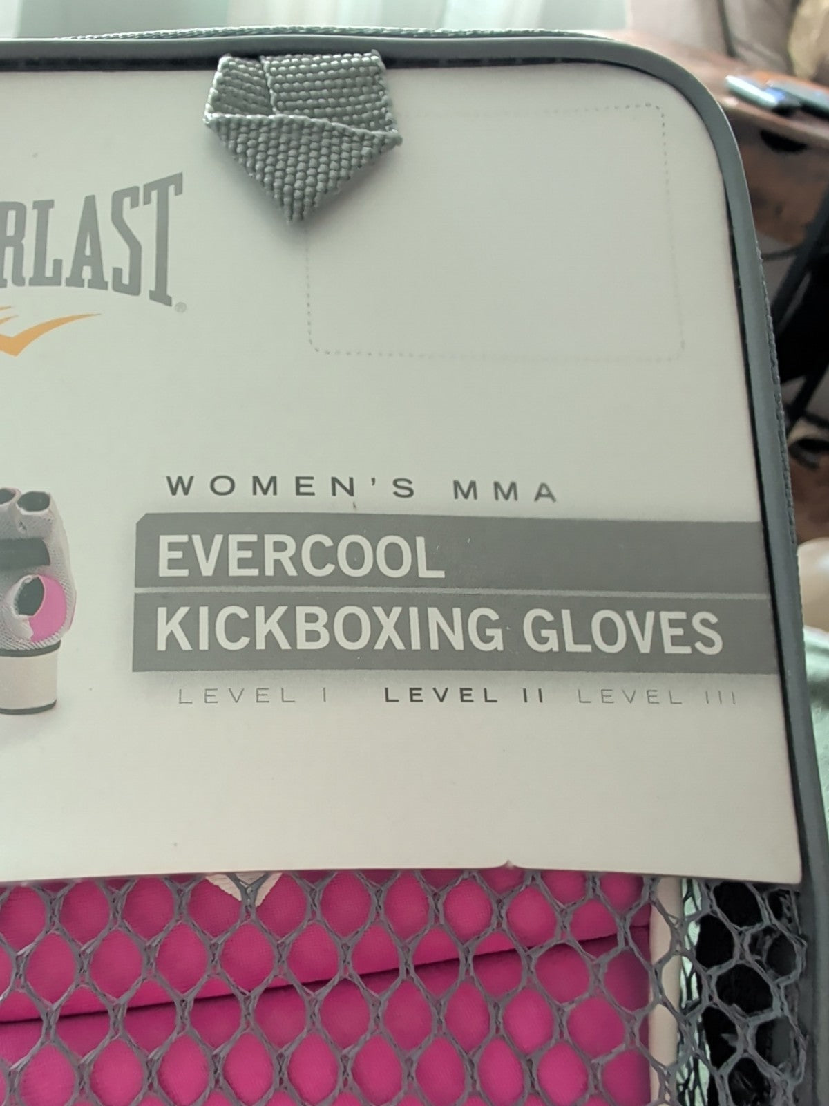 Women’s Kickboxing Gloves Level 2 MMA Training Pink & White