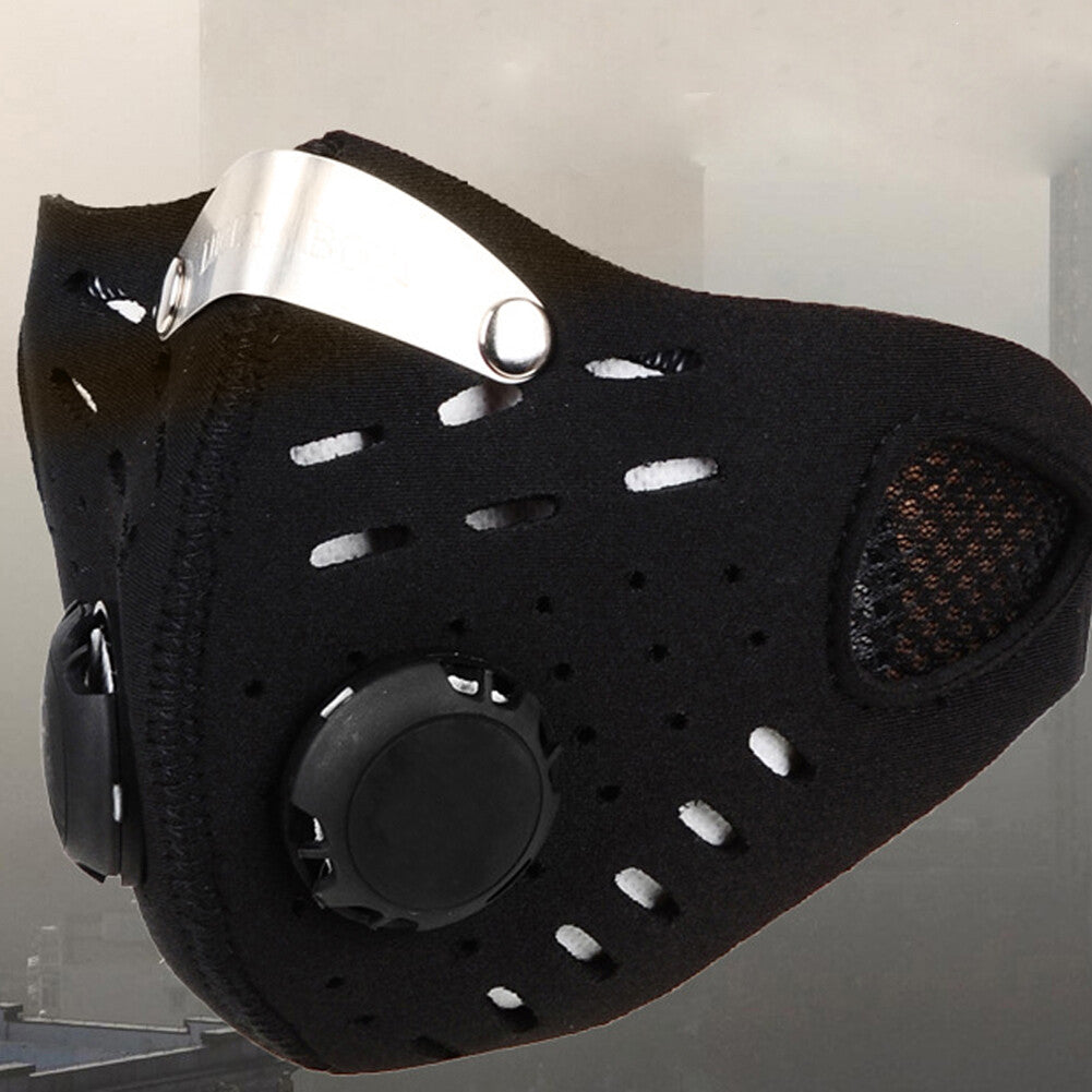 Outdoor Anti-Smoke Face Mask with Filter, Unisex Respirator Mask