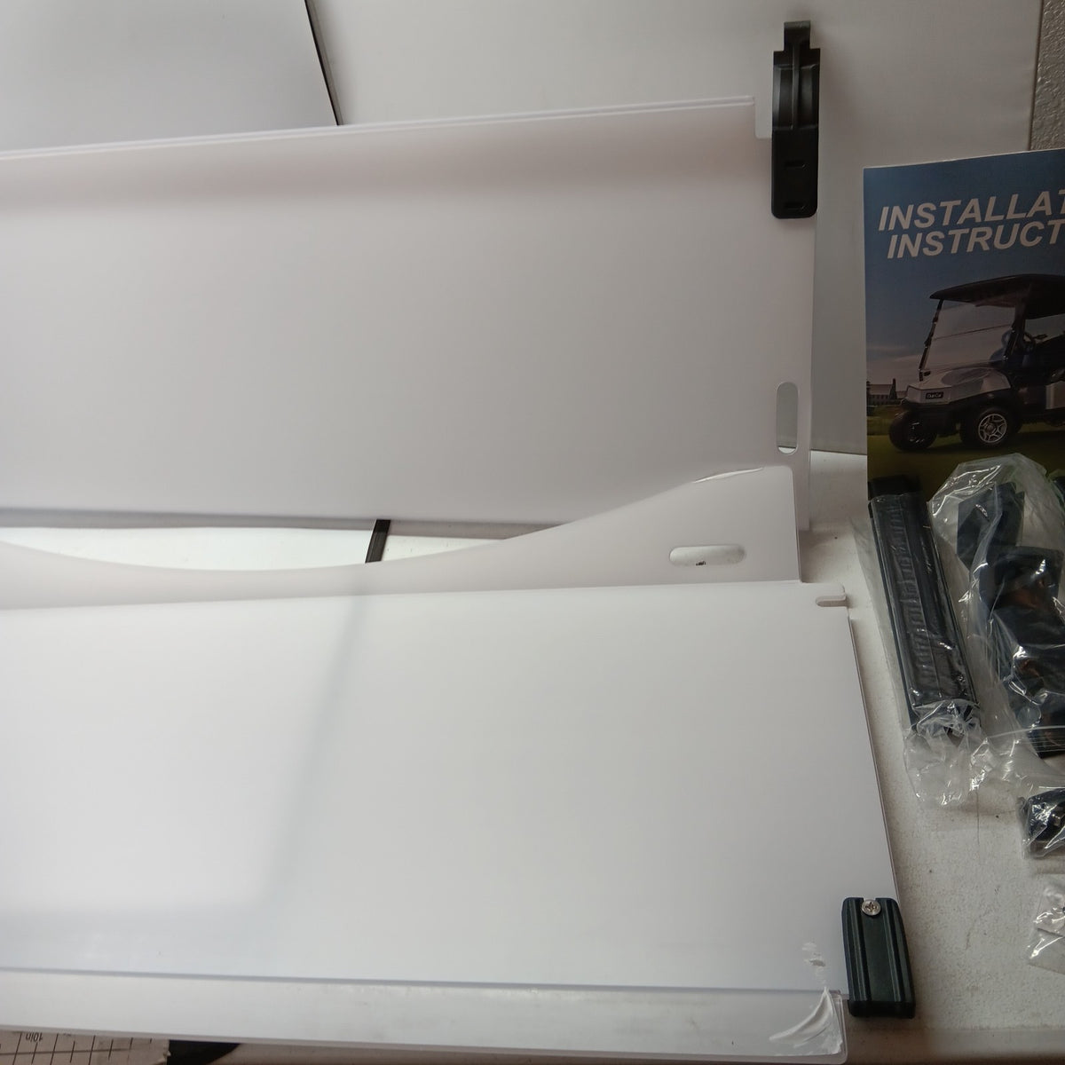 Clear Fold Windshield for Club Car Precedent Golf Cart 2004-2014 Replacement