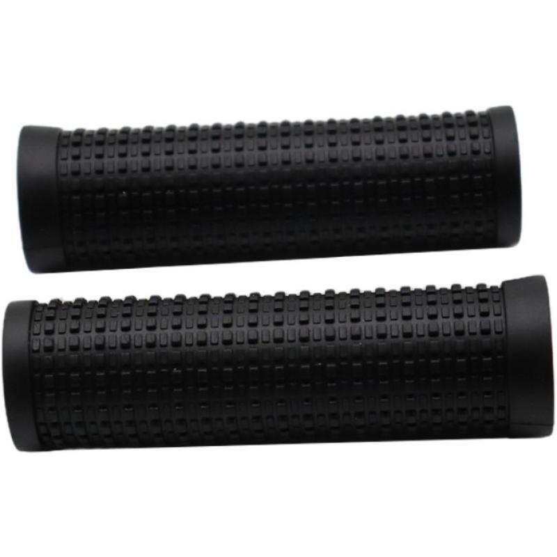 2PCS Bike Handlebar Grips Non-Slip Rubber 22mm Diameter 100mm Length