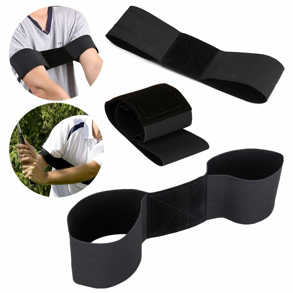 Golf Swing Training Aid Strap Set for Beginners - Arm Motion Correction Belt