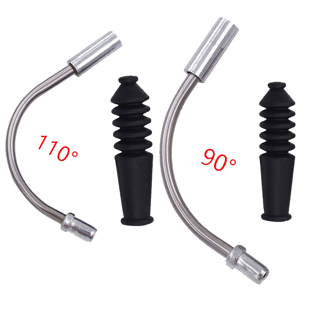 Bike V Brake Noodle Cable Guide Pipe Rubber Boots Set for Bicycle