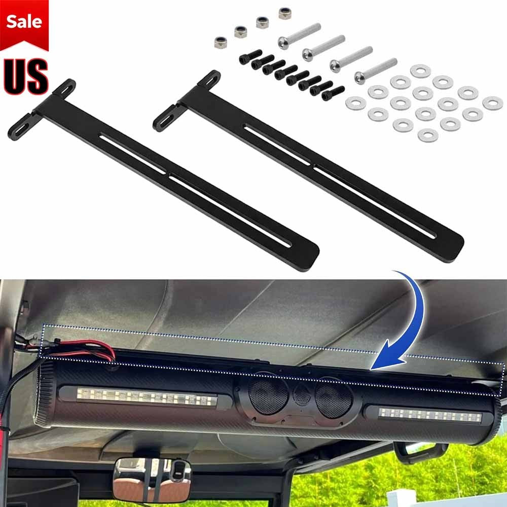 Golf Cart Soundbar Mount Bracket Adjustable Roof Mount for SE18 SE26 SEDS32