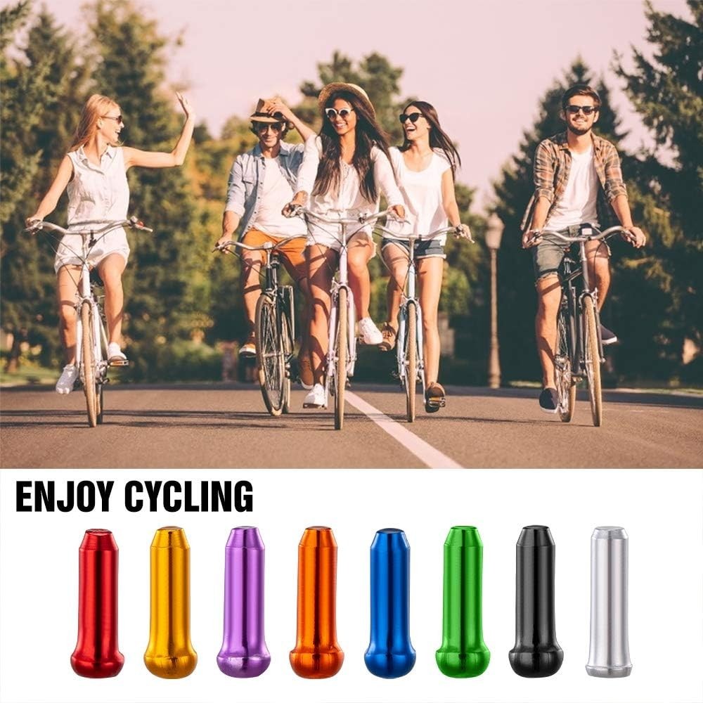 Bike Cable End Caps and O-Ring Set for Bicycle Brake and Gear Cables