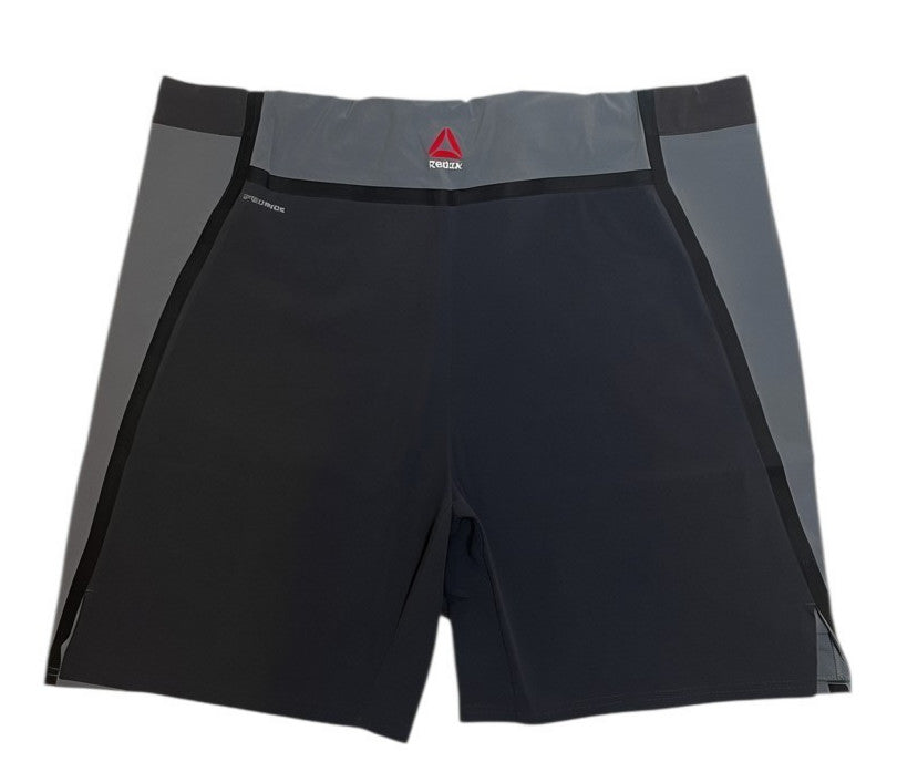 Men's MMA Fight Shorts 2XL Gray Black Training Combat Shorts