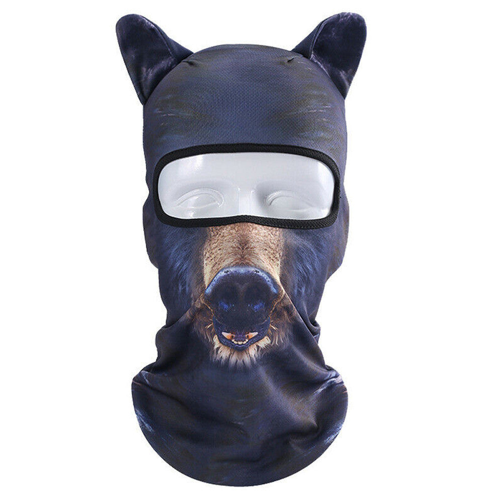 Full Face Mask Balaclava with Animal Ears for Outdoor Activities