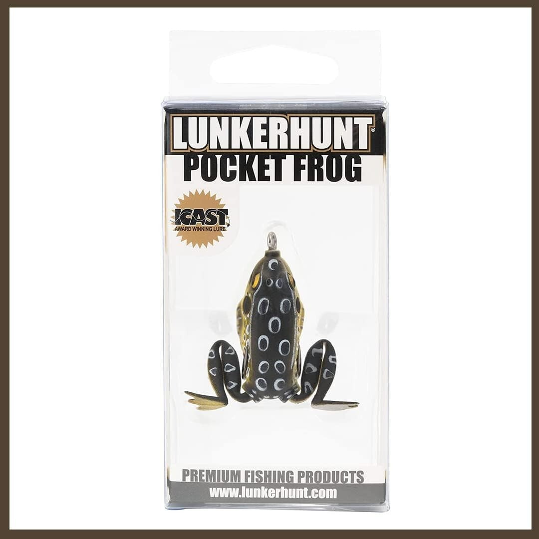 3 Pack Frog Fishing Lures 1.75" Croaker Color Topwater Weedless Bait