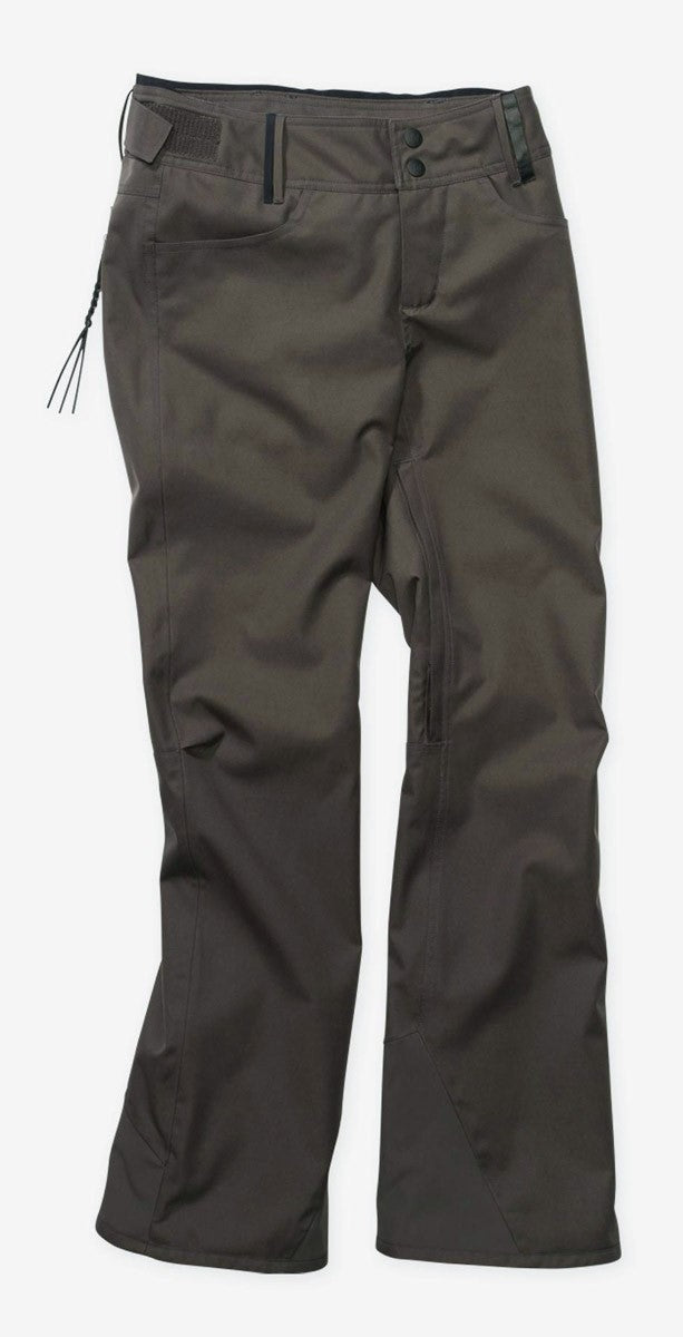 Women's Snowboard Pants Waterproof Skinny Fit Shell Shadow Gray Medium