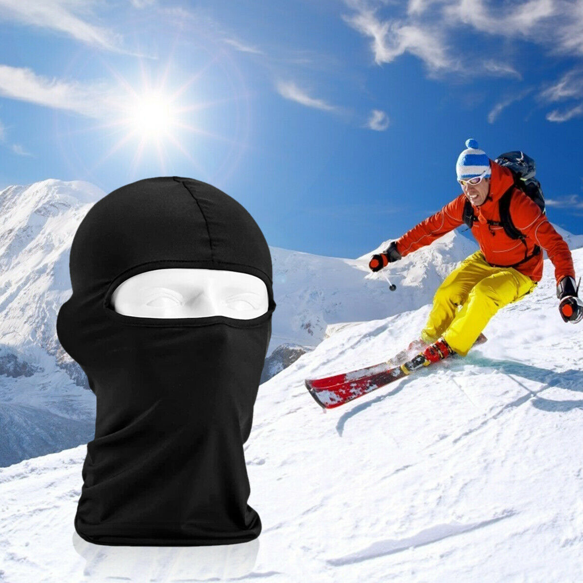 Breathable Full Face Mask for Sun UV Protection Sports & Outdoor Activities