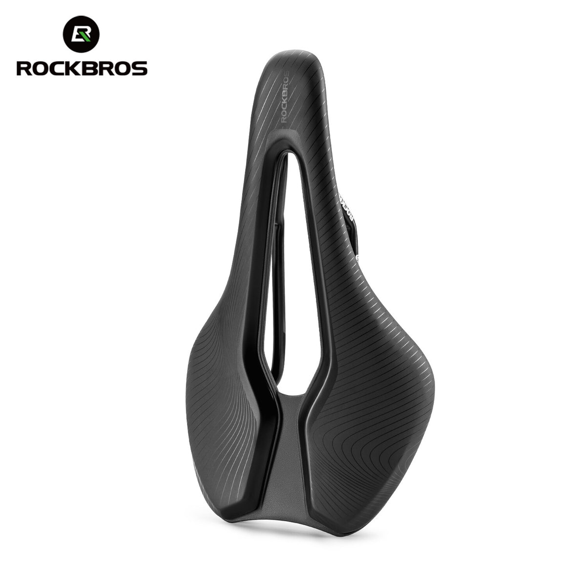 Comfort Bicycle Saddle for Road & MTB Bikes with Light - Lightweight, Breathable, Waterproof