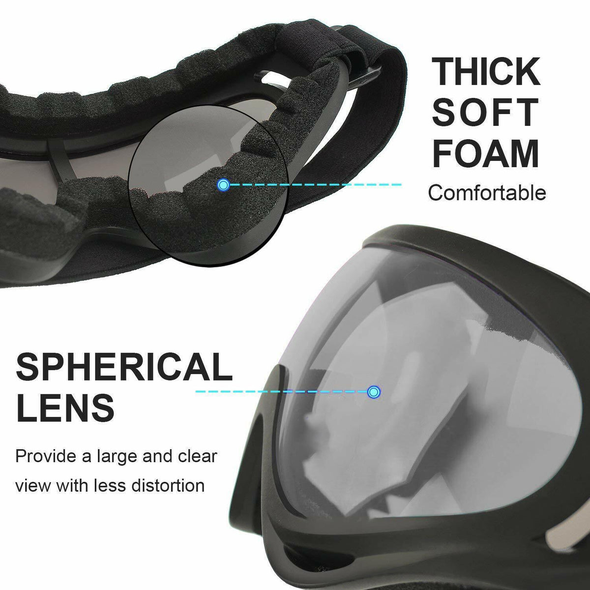 Winter Snow Sport Goggles UV Protection for Ski Snowboard Snowmobile