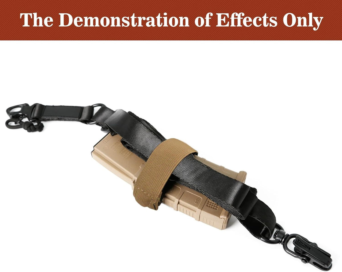 Magnetic Rifle Sling Strap with Strong Magnets - Adjustable Nylon Shooting Accessory