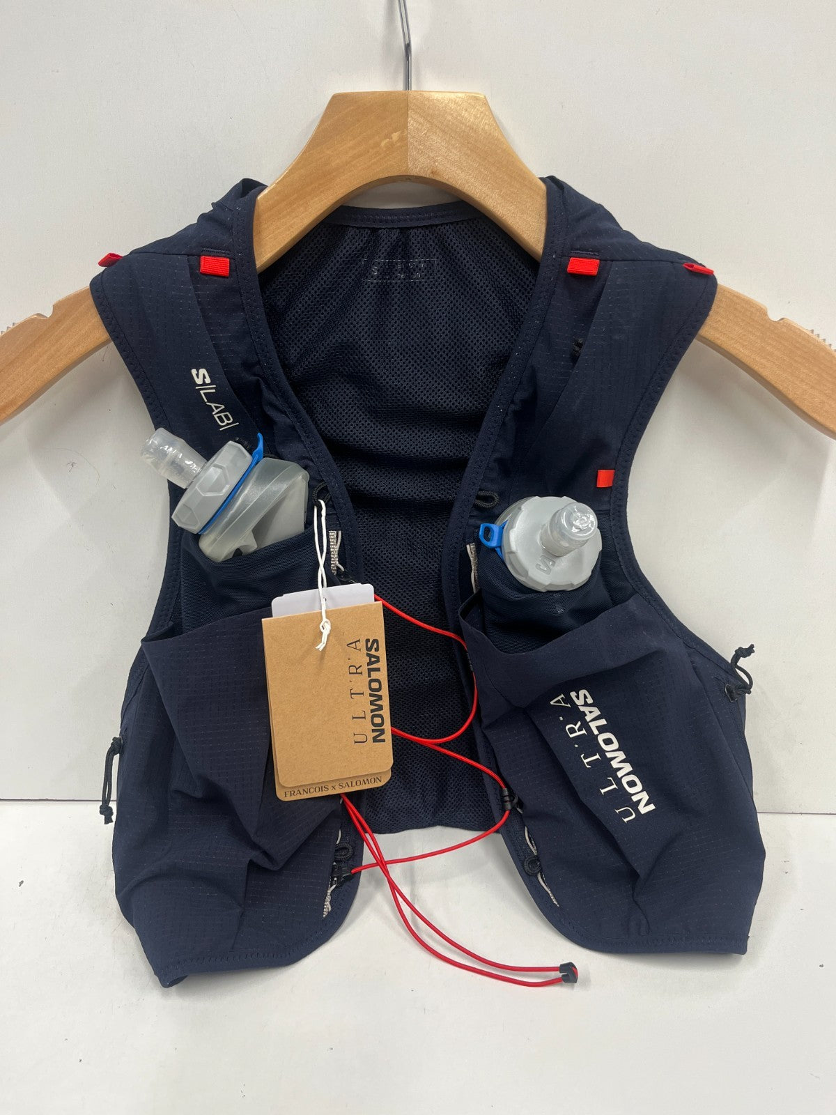 Salomon S/Lab Ultra 10 Hydration Vest with Flasks Unisex Outdoor Running Backpack