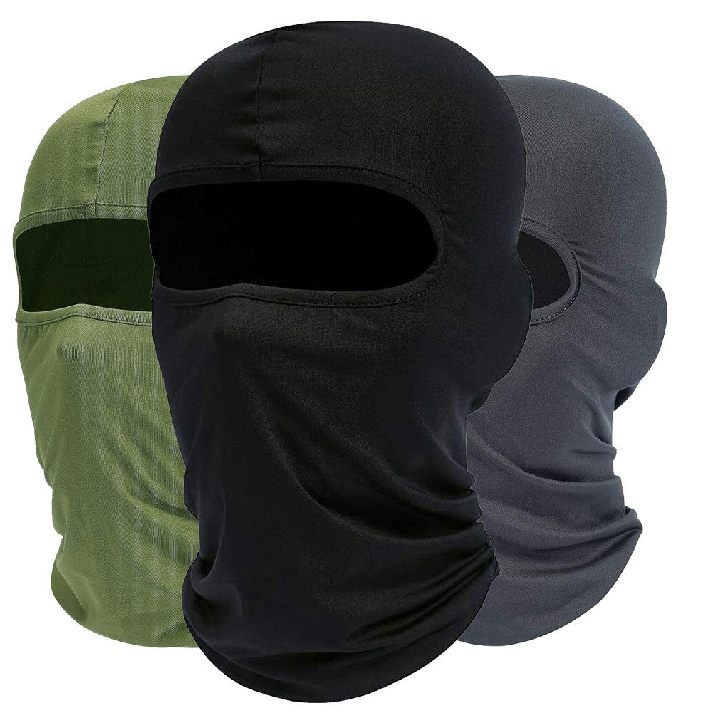 Breathable Full Face Mask UV Protection Hood for Motorcycle Cycling Running