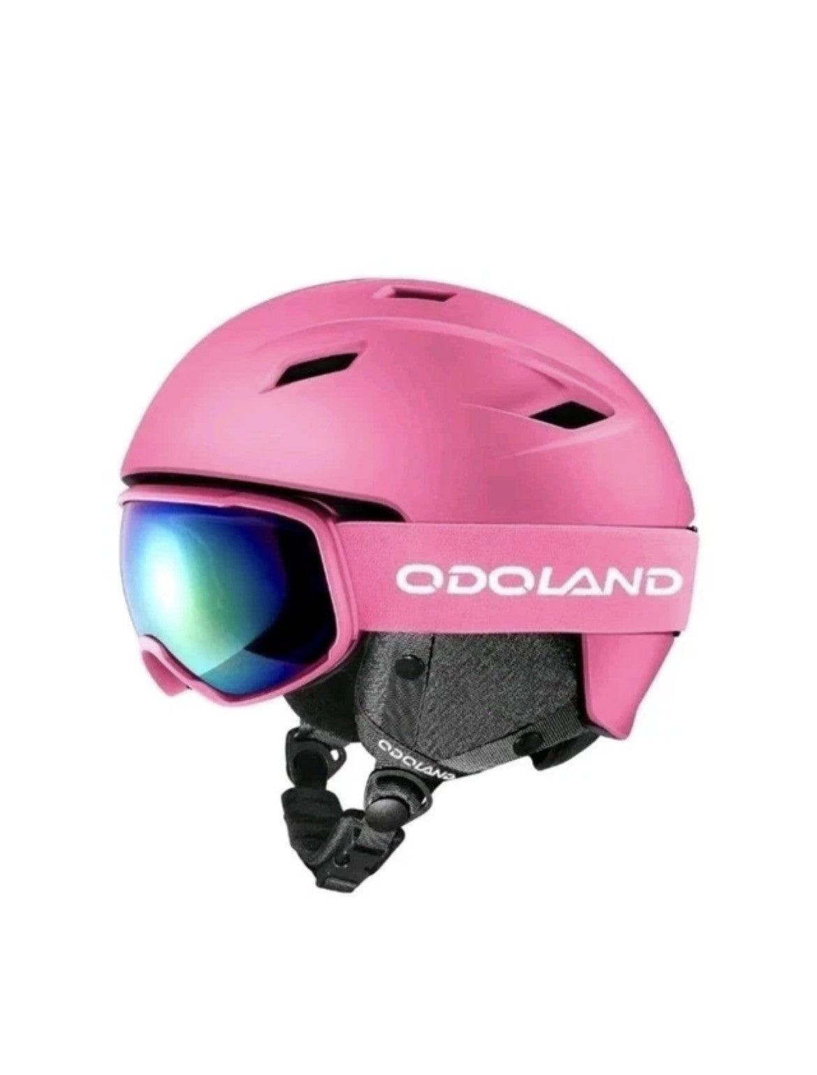 Pink Ski Helmet with Goggles Set Small Size Winter Snowboard Gear