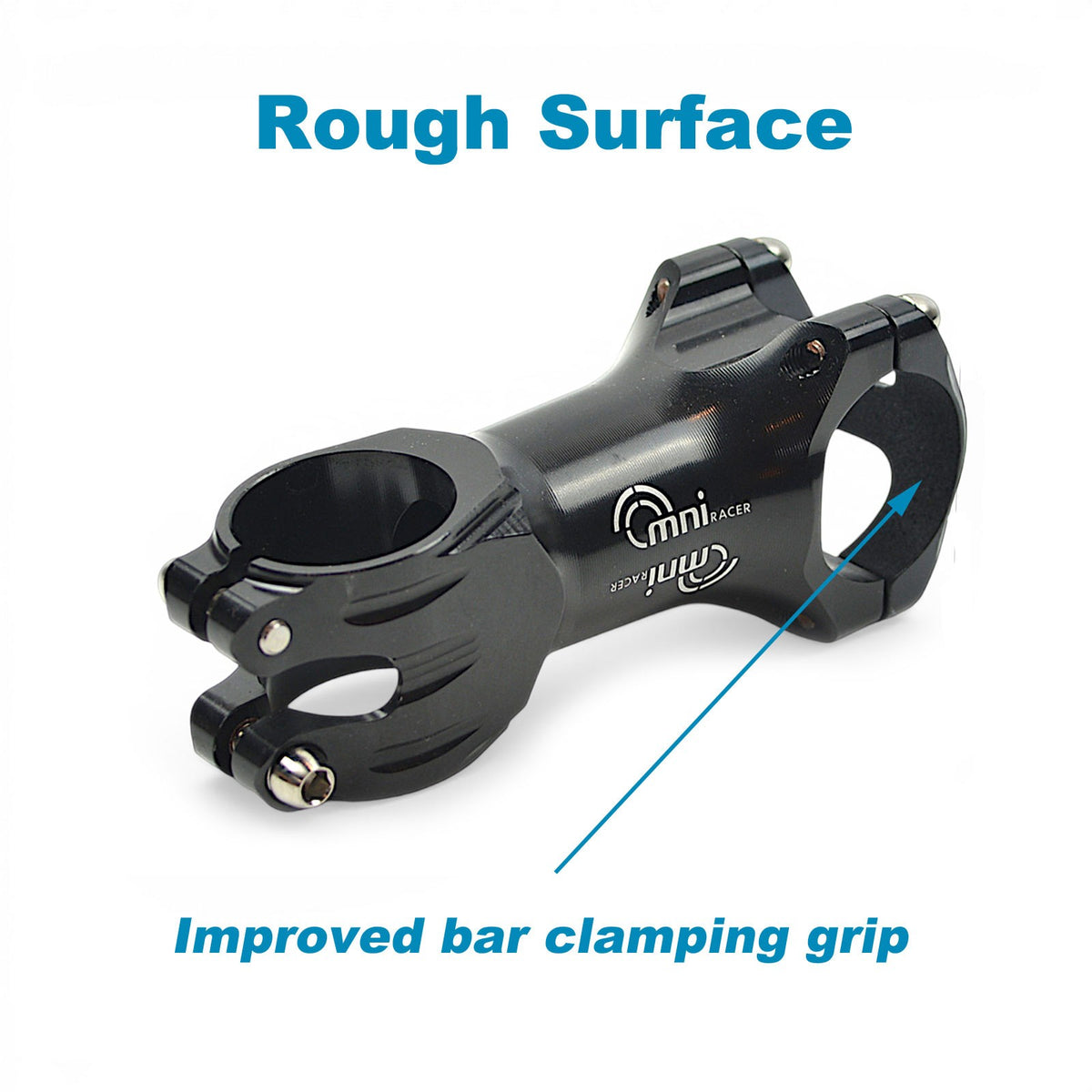 Lightweight Bicycle Handlebar Stem 31.8mm 50mm Aluminum Road Bike Part