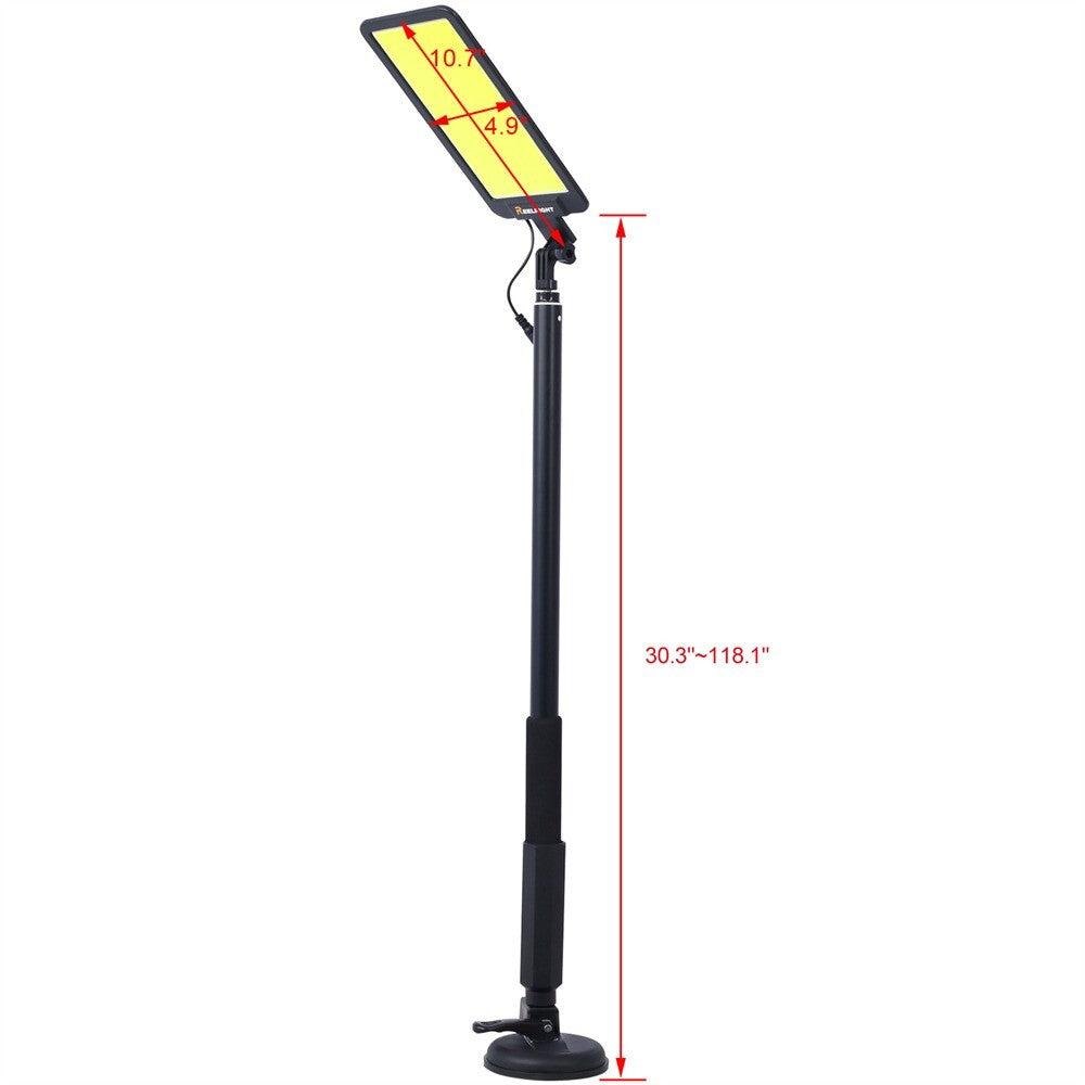 LED Camping Lantern Flood Light 12V Portable Telescopic Outdoor Lighting