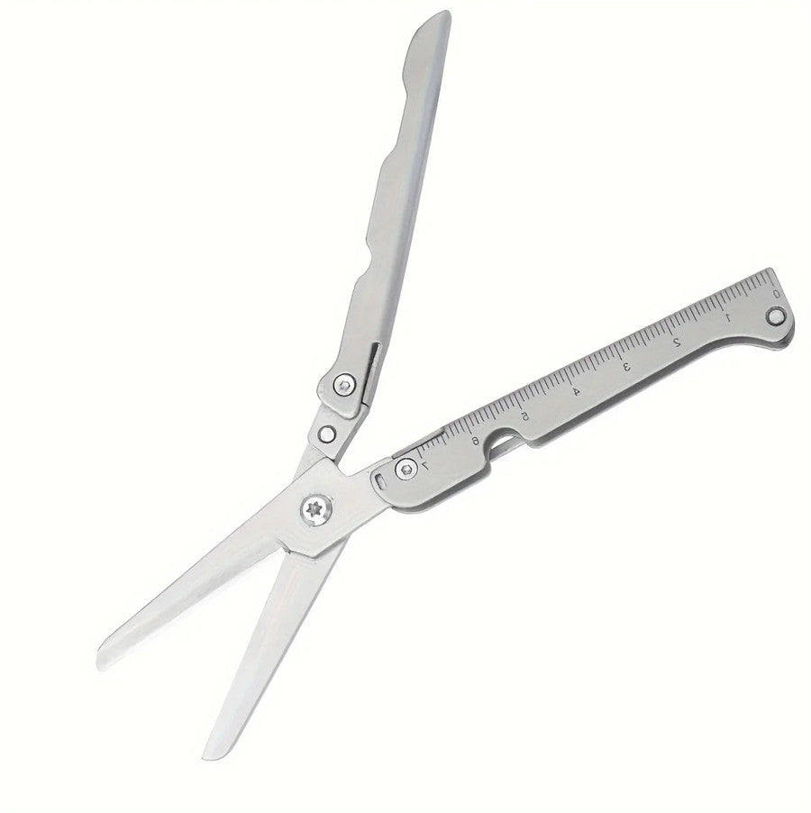 Folding Stainless Steel Outdoor Survival Scissors Multi-Function Camping Tool
