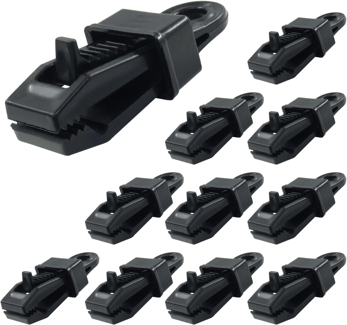 Heavy Duty Plastic Tarp Clips 20 Pack - Tent Clamps & Tent Accessories