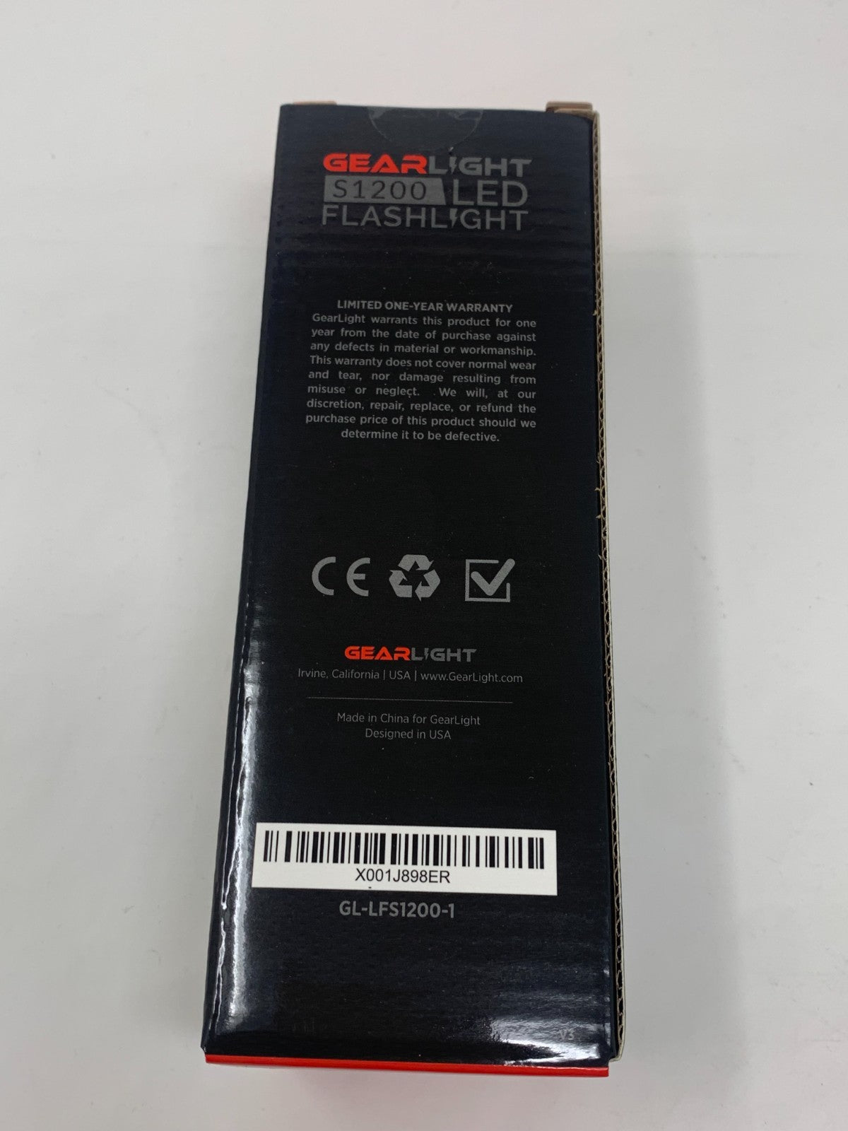 High-Powered LED Flashlight with Zoom, Water-Resistant for Camping & Outdoor Use