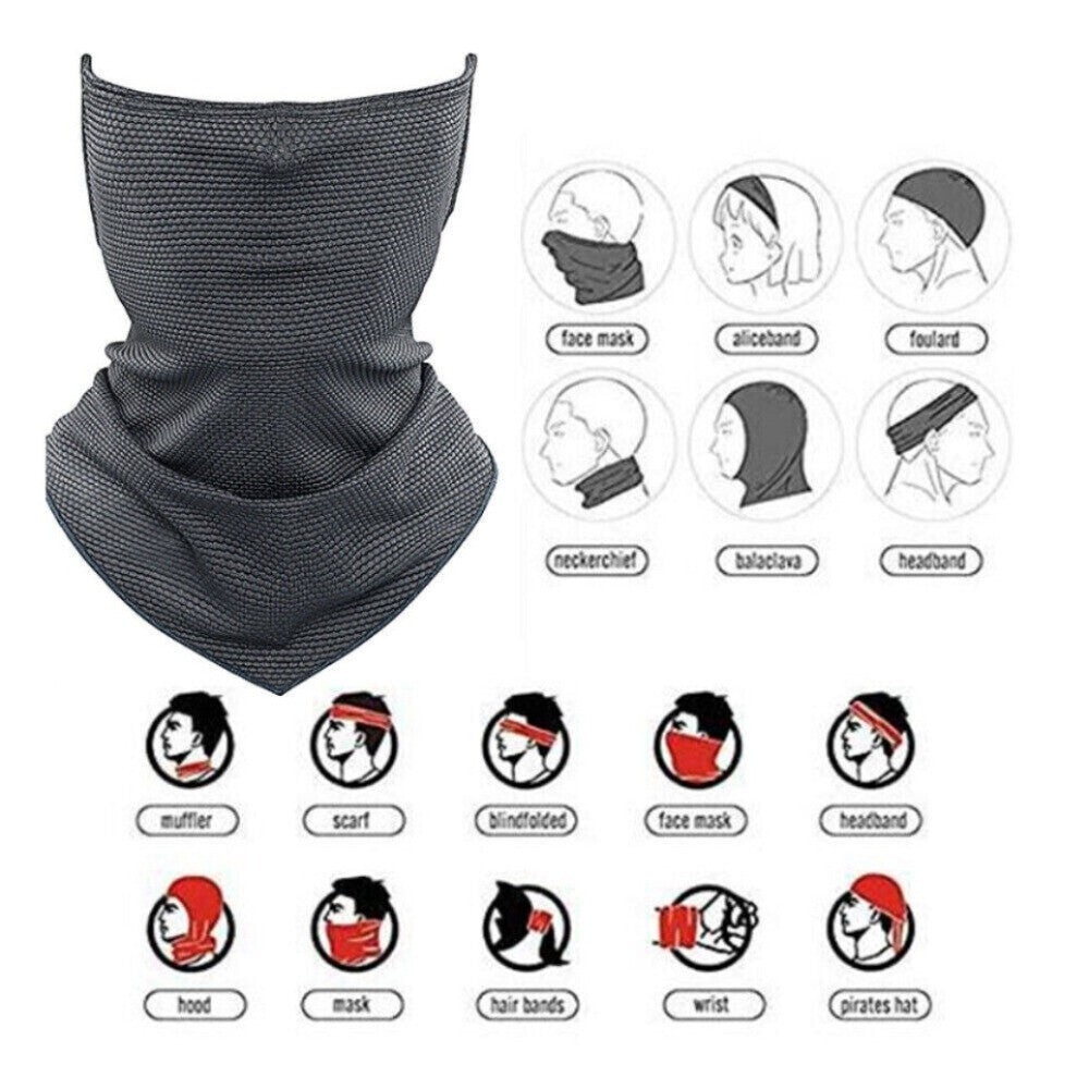 UV Protection Cooling Neck Gaiter Face Mask Cover for Outdoor Sports