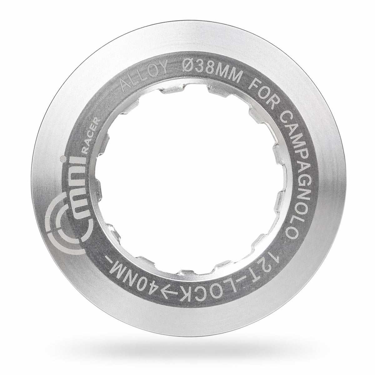 Lightweight Cassette Lockring for Campagnolo 12/13 Teeth Cycling Components