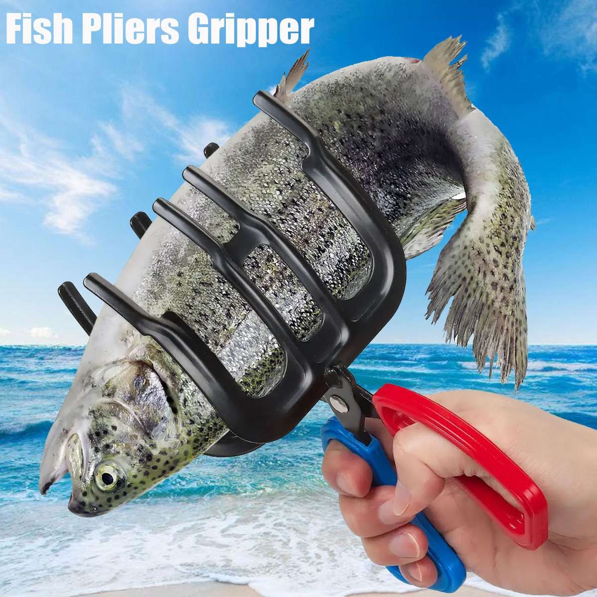 Fishing Fish Grippers with Aluminum Control Clamps - Heavy Duty Tackle Tool