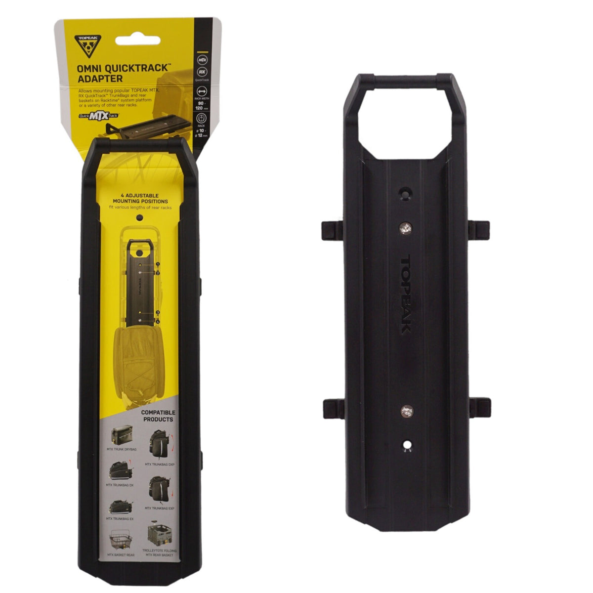Topeak OMNI Quick Track Adapter for MTX Trunk Bags & Baskets
