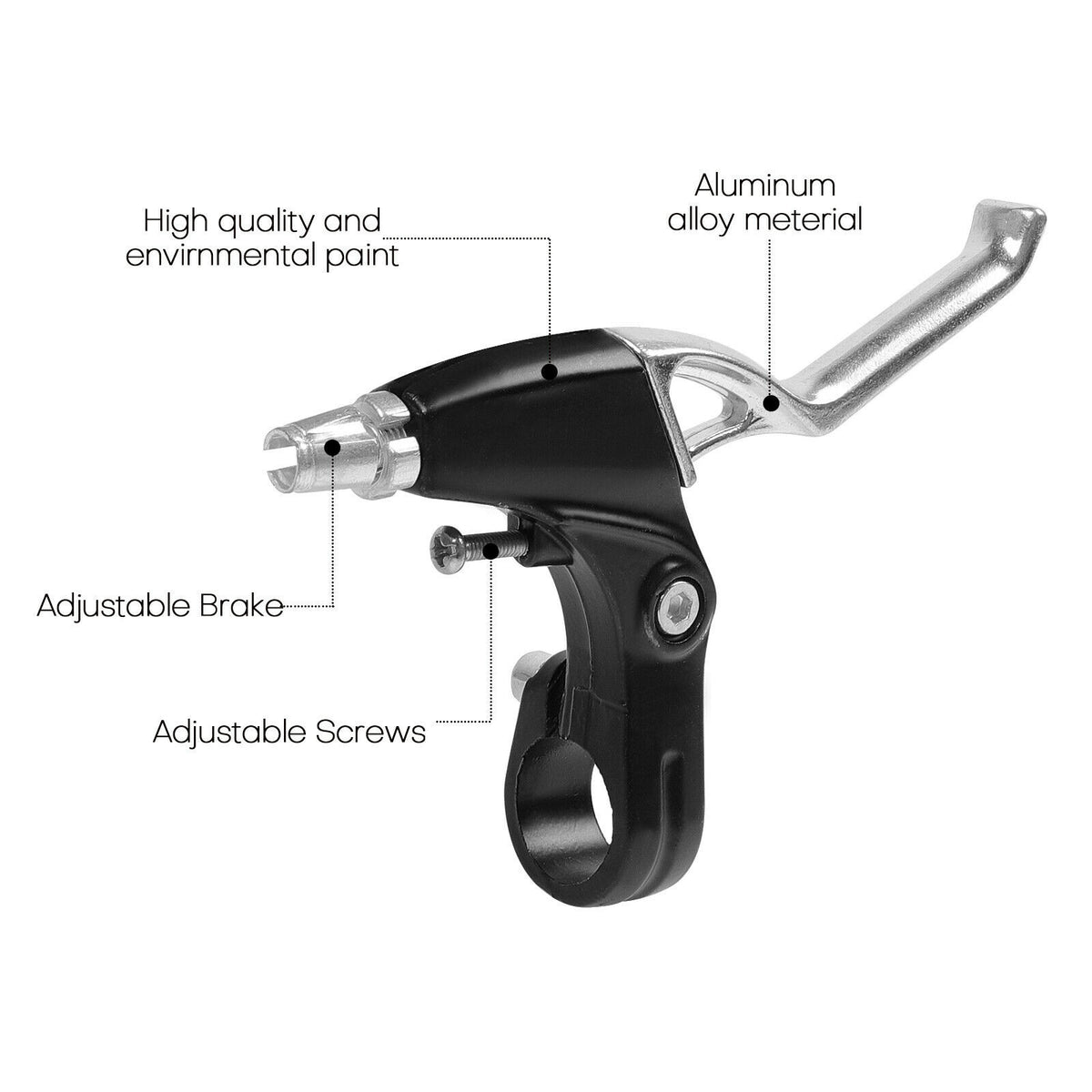 Universal Mountain Bike V Brake Set Front & Rear with Cables and Levers