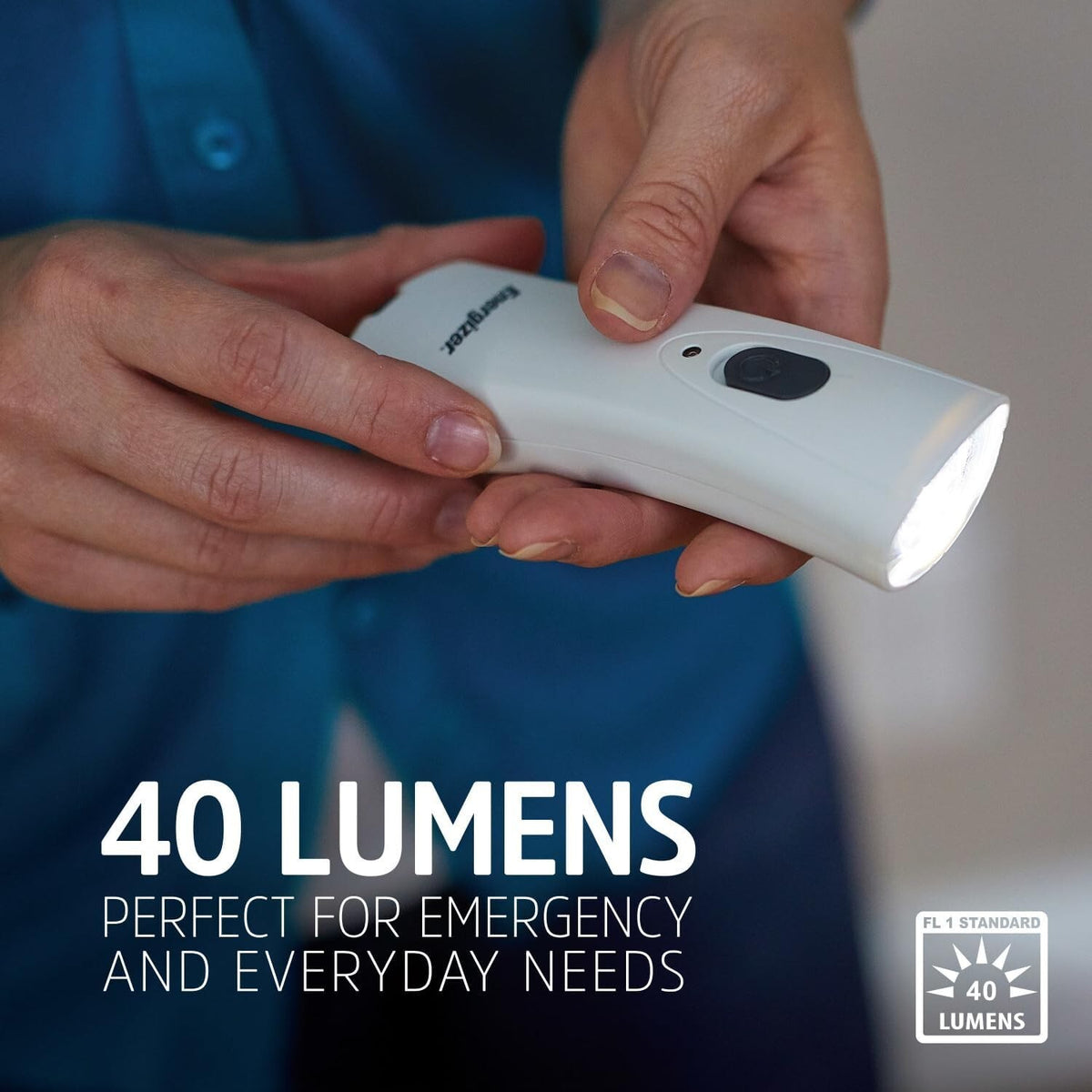 Rechargeable LED Emergency Flashlight Wall Plug-In Light for Power Outages
