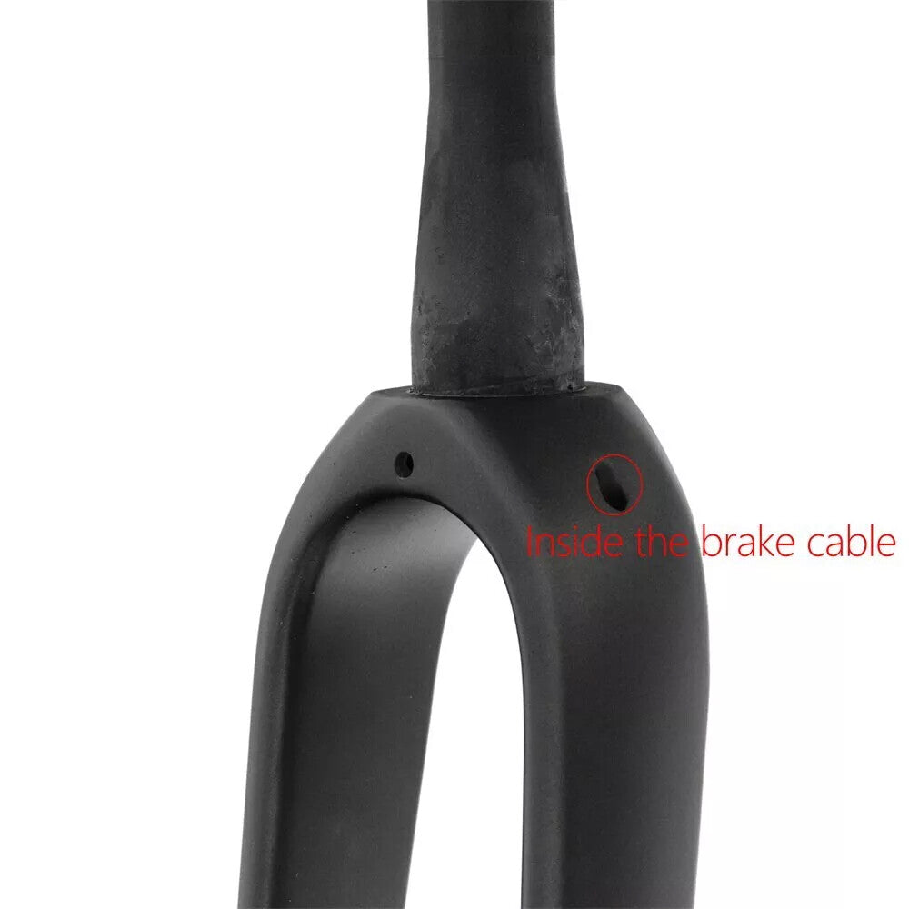 700C Carbon Road Gravel Bike Fork Tapered Disc Brake 12mm Thru Axle