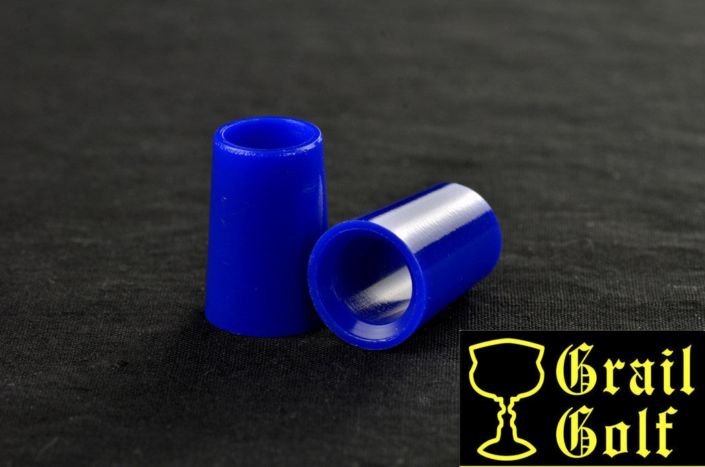 Premium Golf Ferrules Blue Taper Tip Iron Ferrules - .540 OD, .365 ID, 12-100 Pack