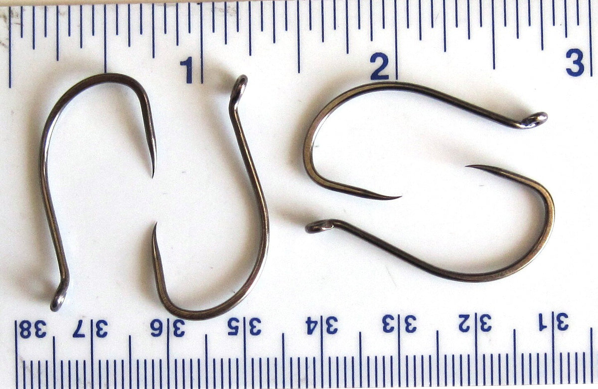 Barbless Salmon Steelhead Fish Hooks - Multiple Sizes, Pack of 100