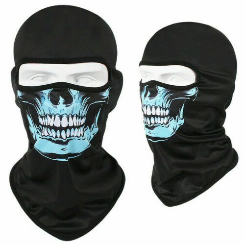 Unisex Skull Ski Mask Balaclava Ghost Bandana Full Face Mask for Outdoor Activities