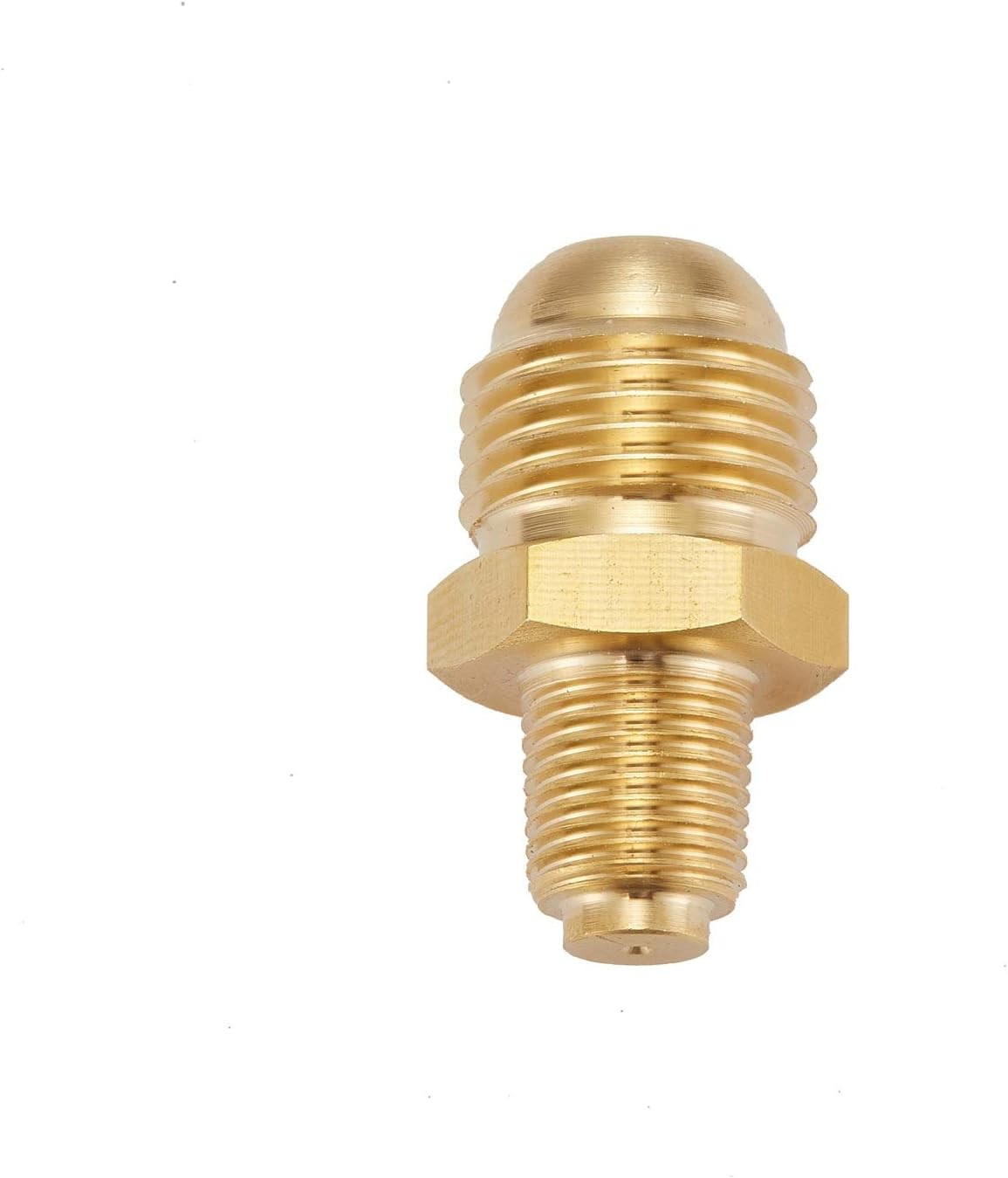 Propane Fittings Brass Connectors 3/8 Flare x 1/8 MNPT - 3 Pack