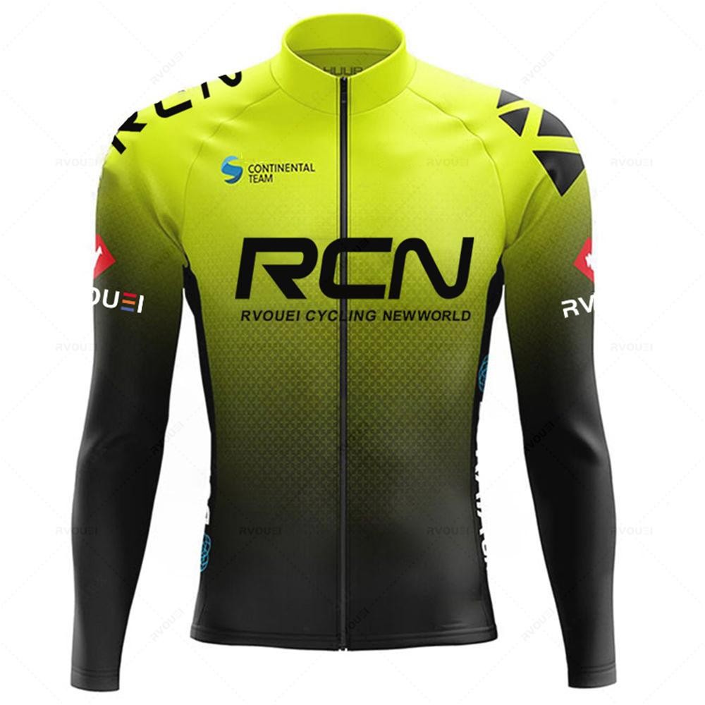 Unisex Cycling Jersey Set with Long Bib Pants for MTB Road Bike