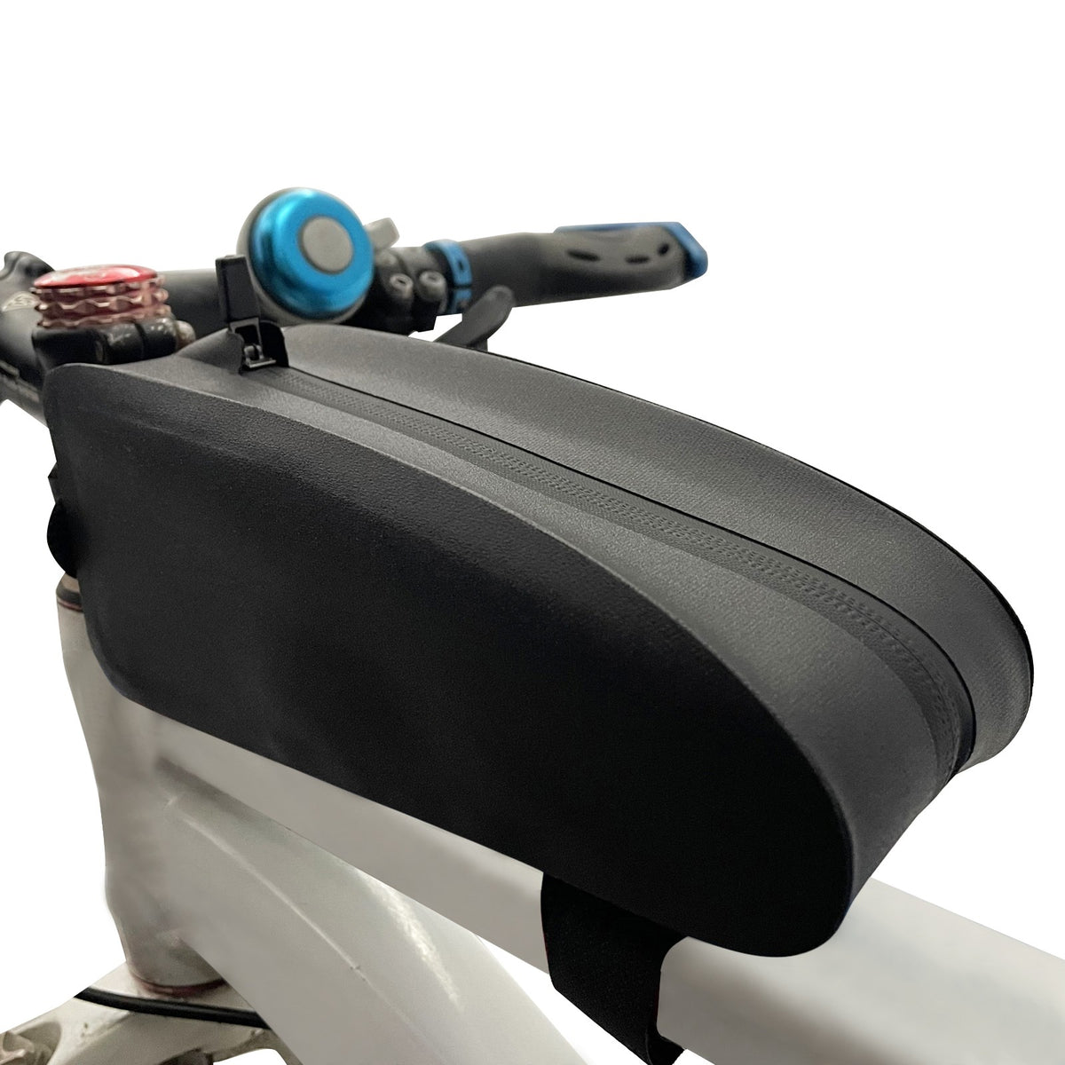 Waterproof Bicycle Top Tube Bag Pouch for Cycling Frame Storage Black