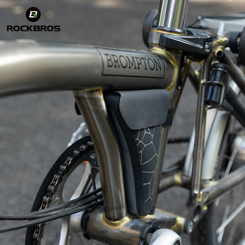 Waterproof Bicycle Frame Bag for Brompton - Triangle Top Tube Storage