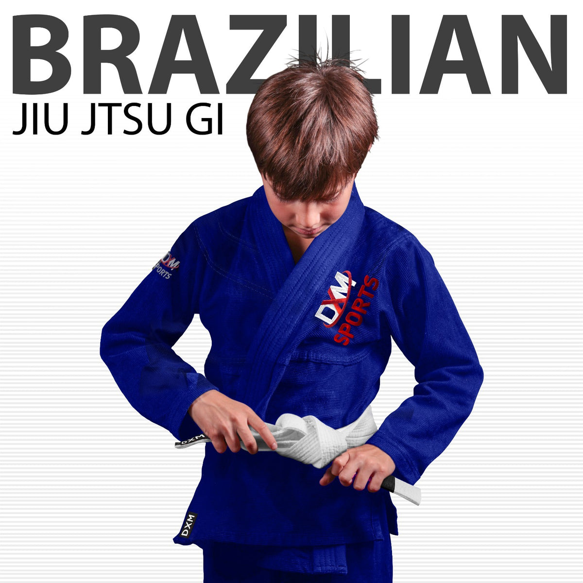 Kids Brazilian Jiu Jitsu Gi Uniform - Shoyoroll Style Youth BJJ Suit with White Belt