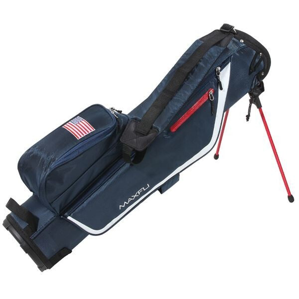 Lightweight Golf Stand Bag with Single Strap - Navy USA 2022 Sunday Model