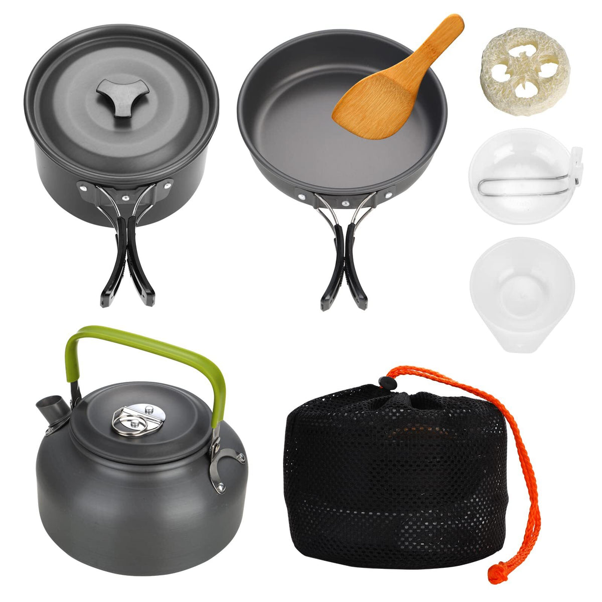 Portable Camping Cookware Set for Outdoor Cooking & Picnics