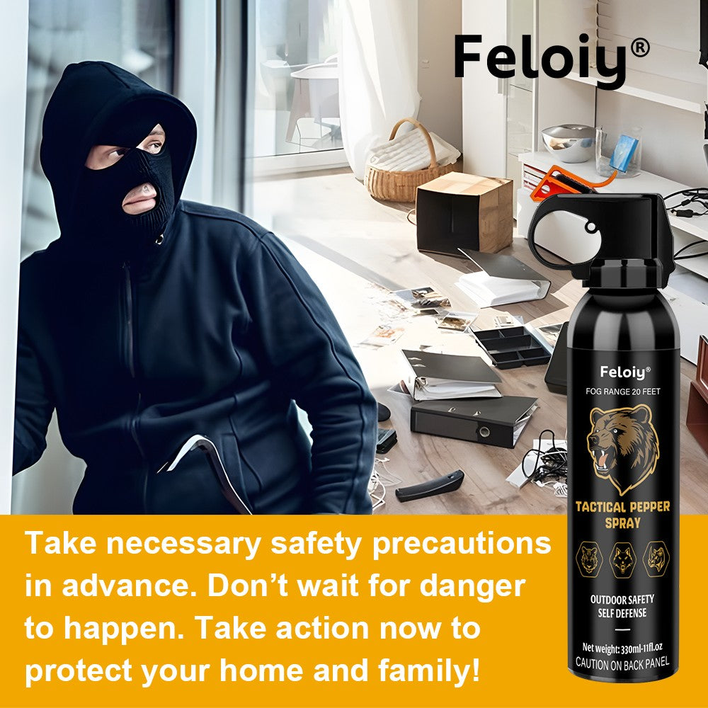 20 Feet Bear Deterrent Spray 11 Oz Camping Hiking Self Defense Pepper Gel