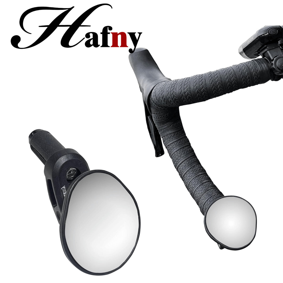 Drop Bar End Mirror Handlebar Bike Mirror Convex Glass 16-24mm