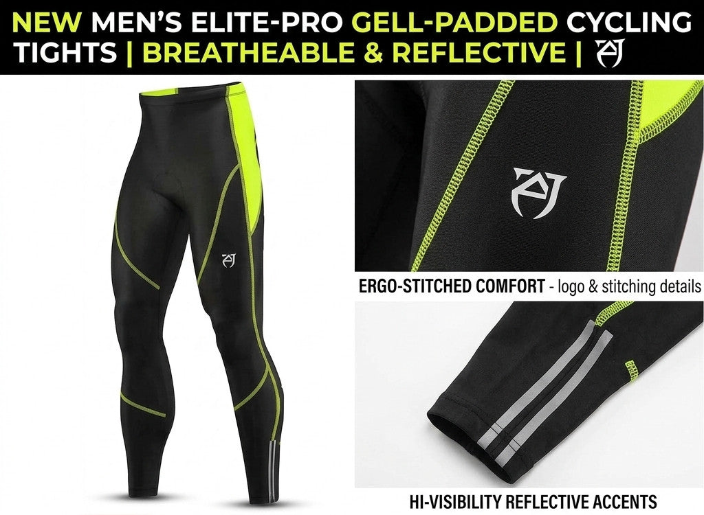 Men's Summer Cycling Tights Padded Breathable UV Sun Protection