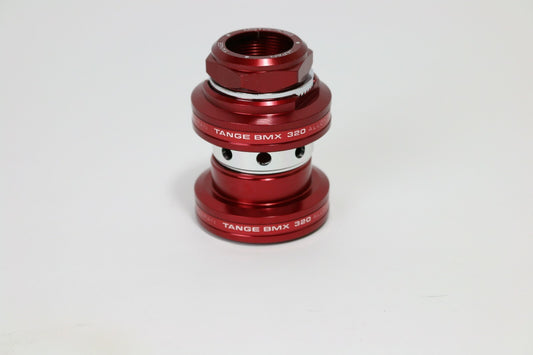 Red Anodized Bicycle Headset - 1 Inch Threaded BMX Bike Part