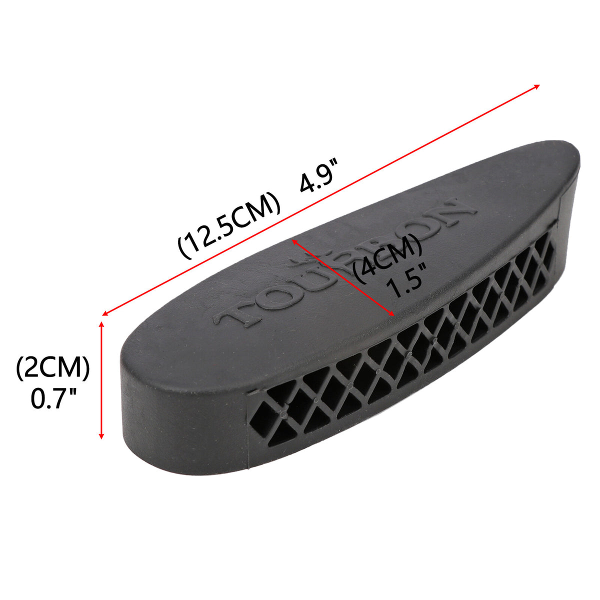 Hunting Recoil Pad for Shotgun Rifle - Anti-Slip Synthetic Buttstock Cushion