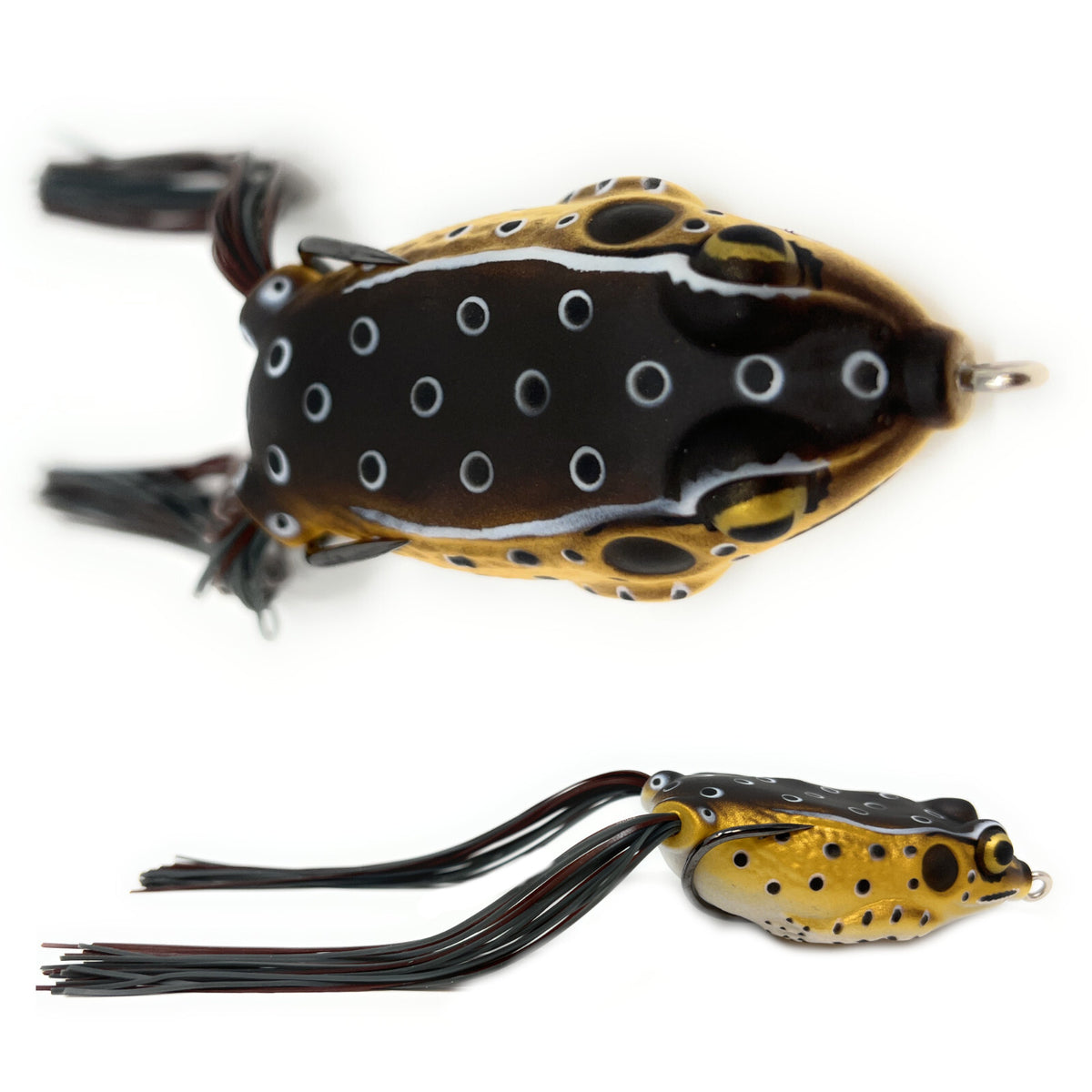 Topwater Bass Fishing Lures Set - Hollow Body Frogs for Freshwater Angling