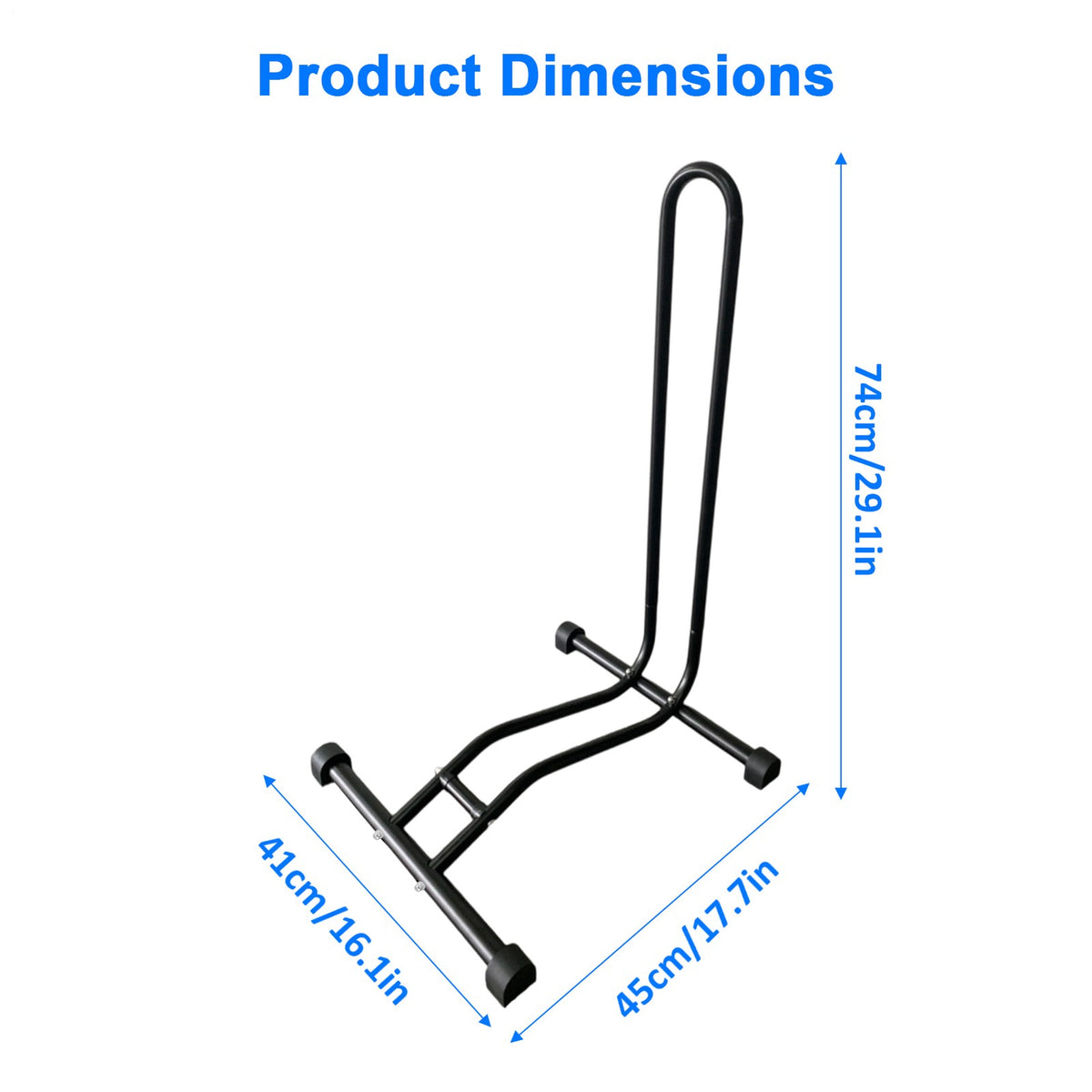 Bike Floor Storage Rack Stand Bicycle Garage Display Holder